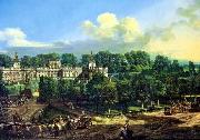 Bernardo Bellotto Wilanow Palace seen from the entrance. oil painting reproduction